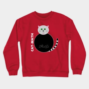 circle-r2 pi-cat-math Crewneck Sweatshirt